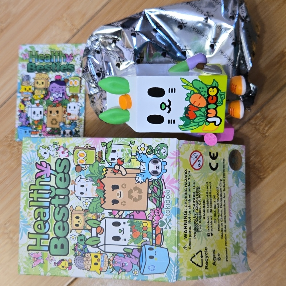 Tokidoki Healthy Besties Green Bunny NIB
